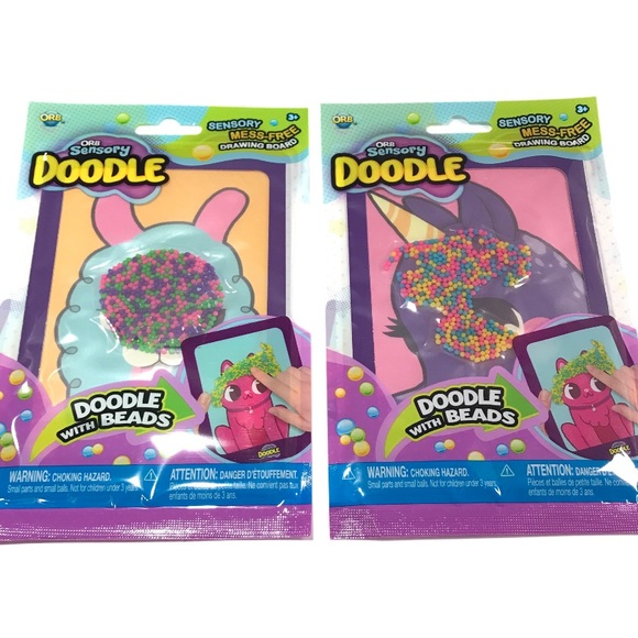 Orb Sensory Mini Doodle Drawing Boards Unicorn & llama New In Packaging - Picture 1 of 10